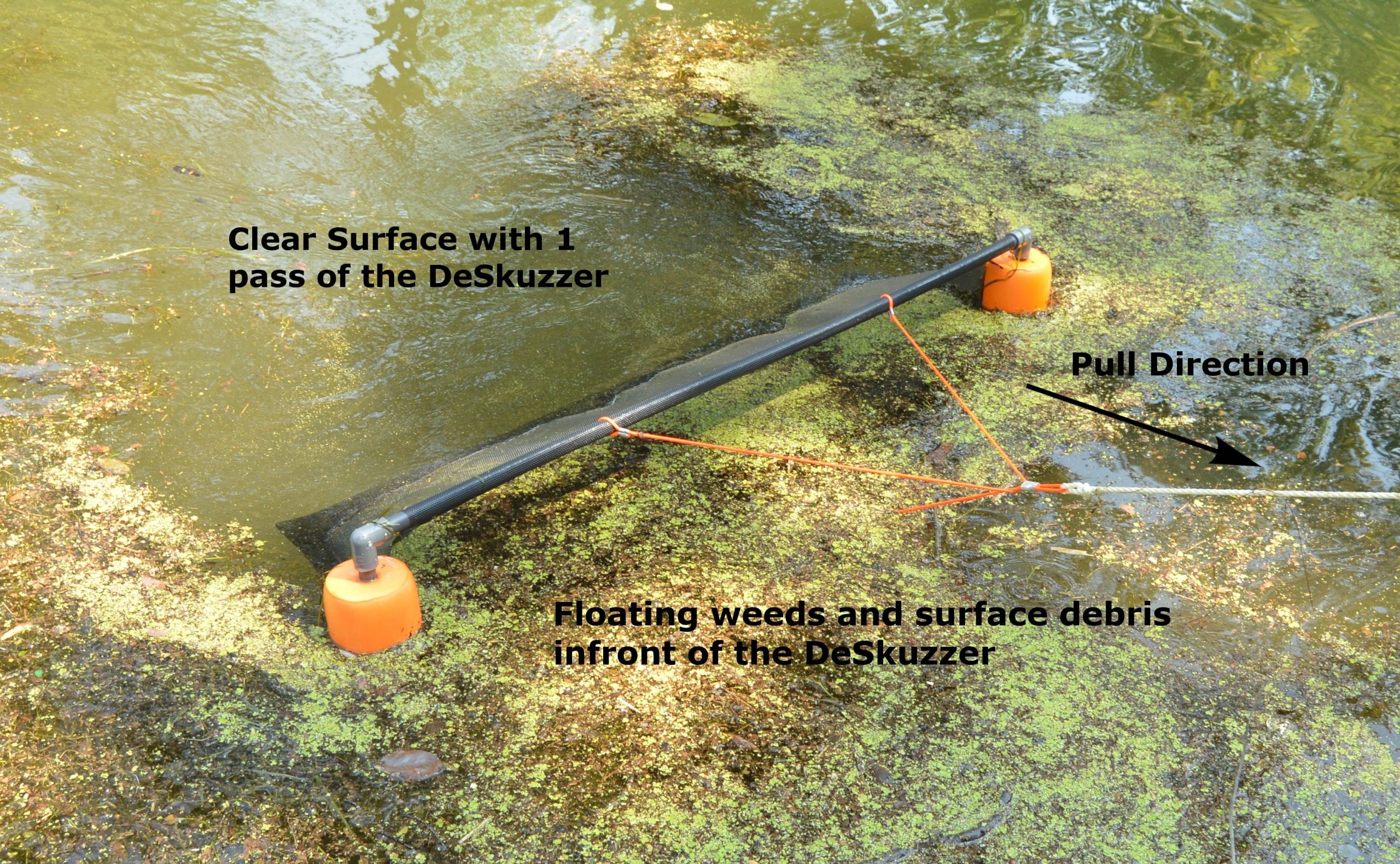 Pond Weed Skimmer - The Deskuzzer